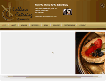 Tablet Screenshot of collinscateringfla.com